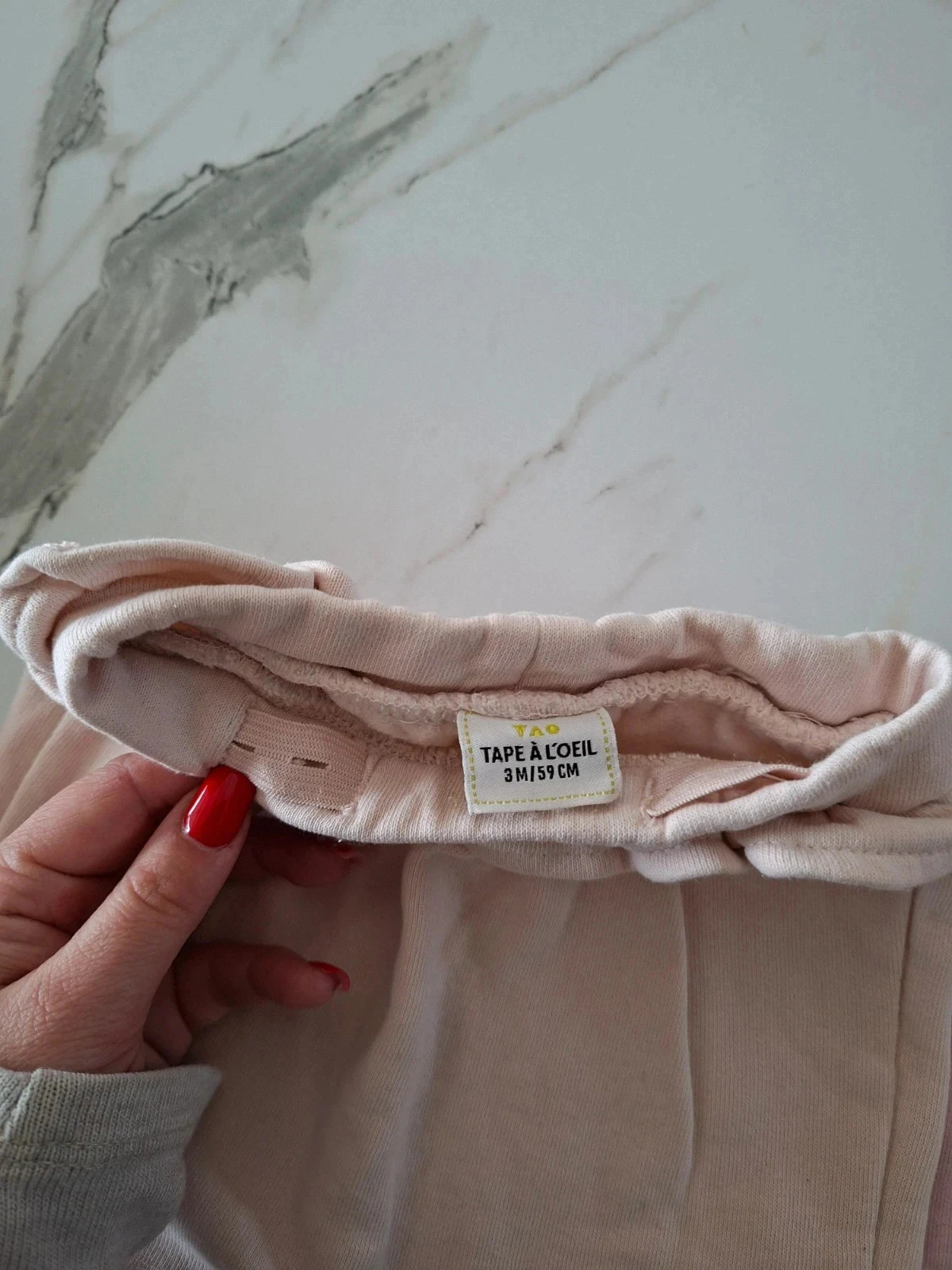 Lot de 3 pantalons sarouels taille 3 mois 59cm en bon état – photo 3